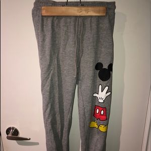 Disney Mickey Mouse Design Sweatpants